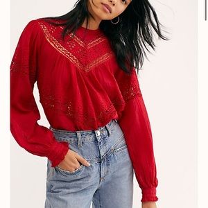 Free people Abagail Victorian Top